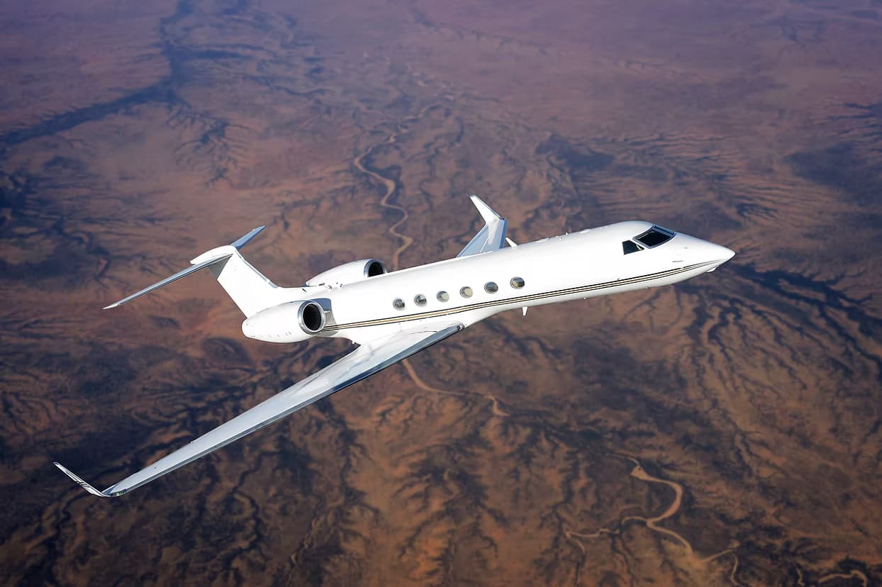 Aeronave de Prestige Air en vuelo